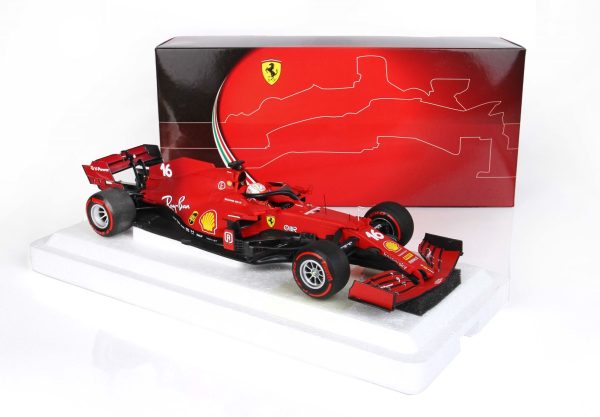 BBR Ferrari  SF21 Gran Premio del made in Italy e dell Emilia Romagna C. Leclerc |car n. 16 RED SOFT tyres polifoam base