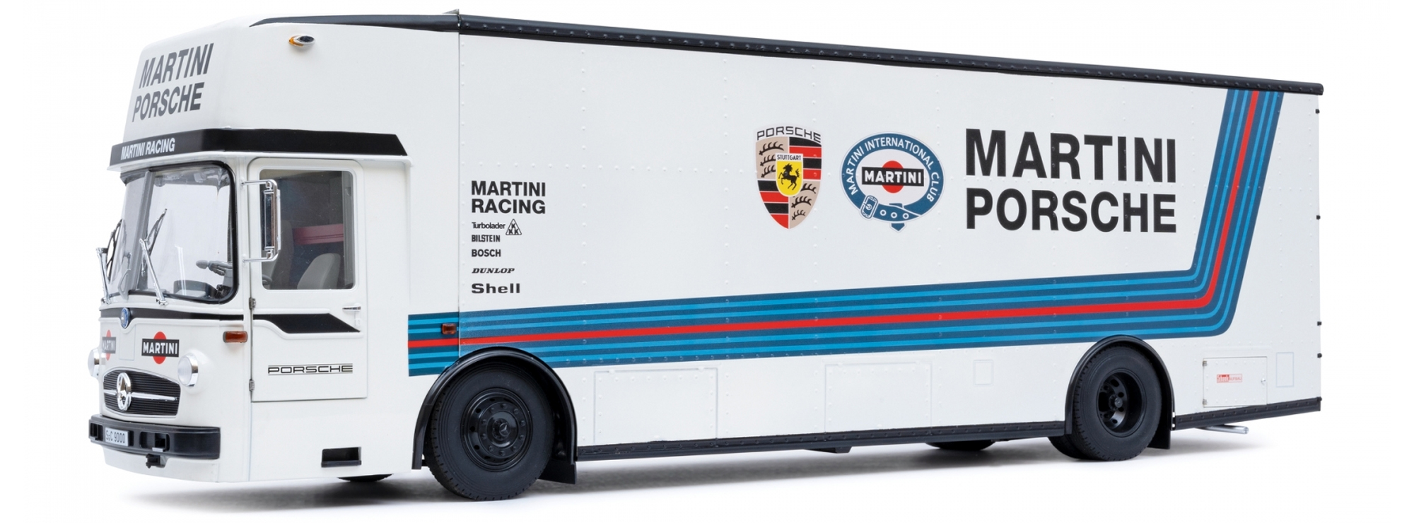 Schuco MARTINI Porsche Renntransporter
