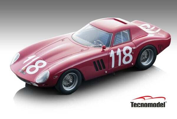 Tecnomodel Ferrari 250 GTO 64 Targa Florio 1965 car #118 Driver: C. Ravetto - G. Starabba