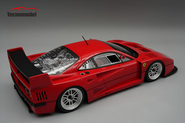 Tecnomodel Ferrari F40 LM 1996 Press Version Red with BBS silver rims