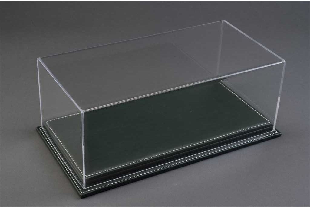 Atlantic Mulhouse 1/8 Scale Display Case with leather base Black - 1/8