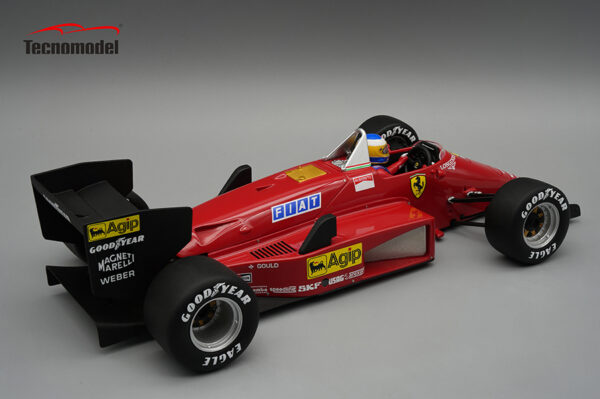 Tecnomodel Ferrari 156-85 F1 Press Version Maranello 1985 Michele Alboreto (with driver figure)