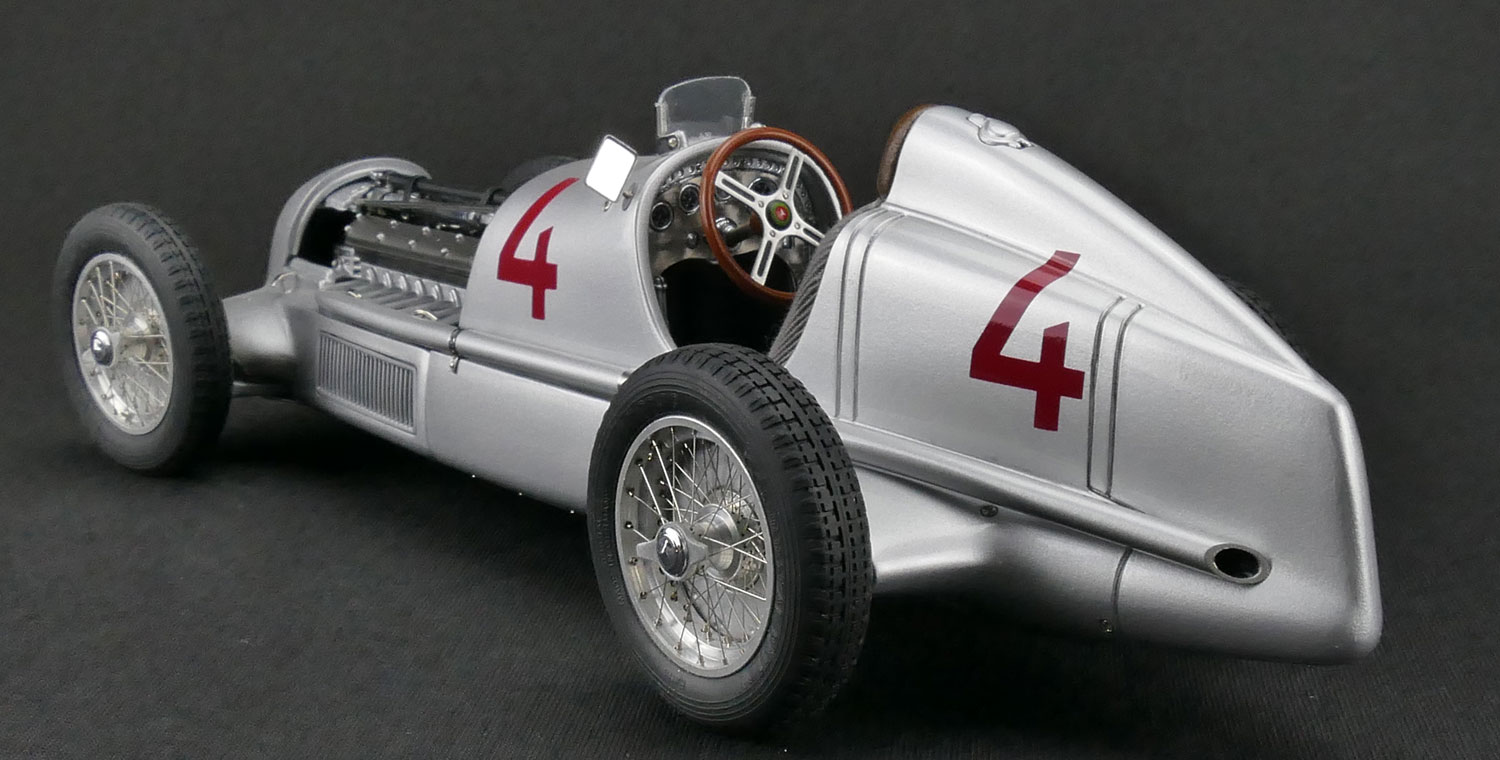 CMC Mercedes-Benz W25, GP Monaco # 4, Luigi Fagioli, 1935 - 1/18 - Immagine 9