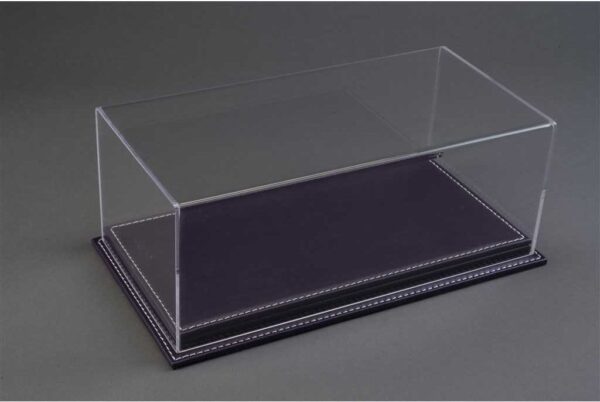 Atlantic Mulhouse 1/18 Scale Display Case with Purple leather base Purple