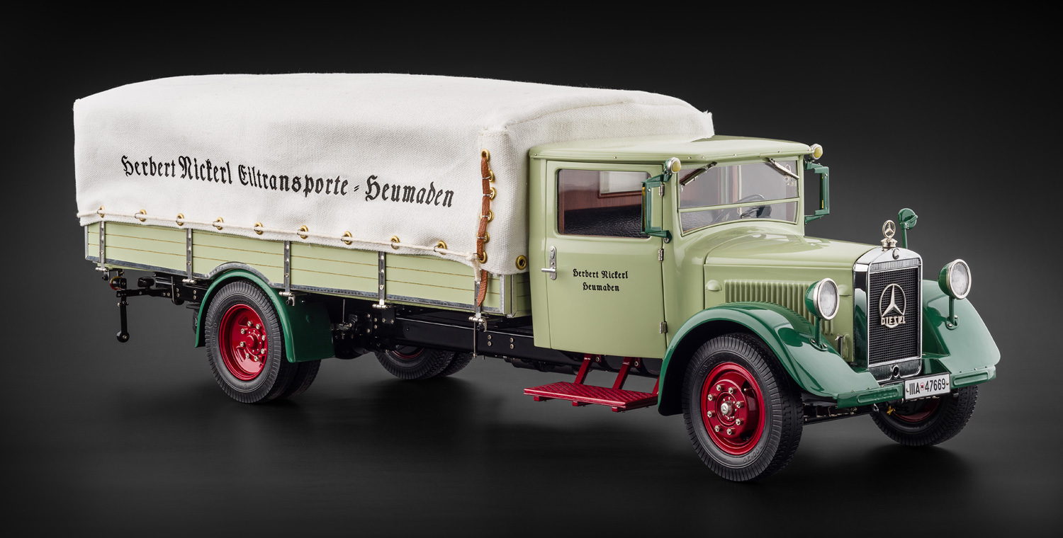 CMC Mercedes-Benz LKW LO 2750, 1934-38 mit Plane - 1/18