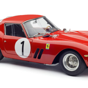 CMC Ferrari 250 GTO Pedro & Ricardo Rodriguez #1 M-254, Winner, 1962 1000 km Paris #1 Chassis 3987GT, Limited Edition 2200 – 1/18