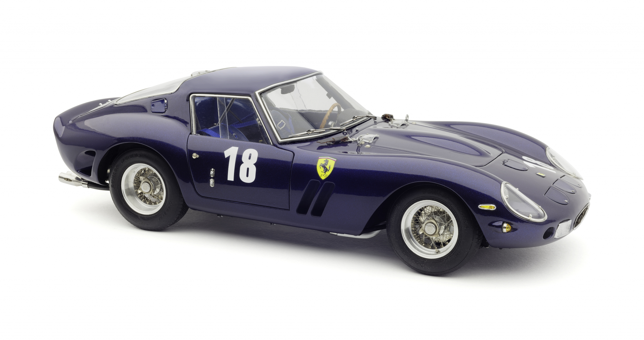 CMC Ferrari 250 GTO Brandon Wang M-255 #18, 2004 Monterey Historical Races #18 Chassis 4219GT, Limited Edition 2200 - 1/18