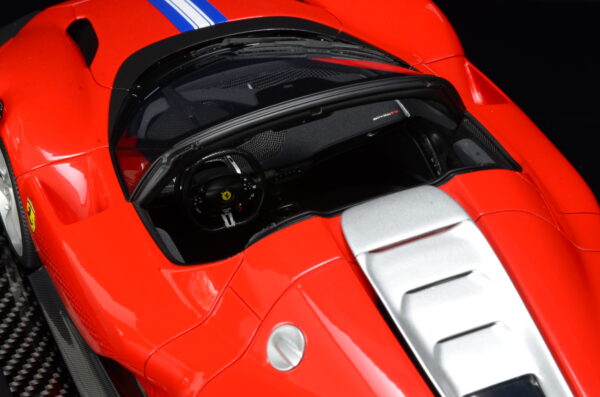 BBR Ferrari Daytona SP3 Serie Icona Red Corsa - Open Roof 1:12 – Bild 12