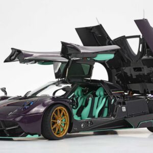 BBR Pagani Huayra Dinastia Yazi diecast full open purple carbon fiber BASIC PACK - 1/18