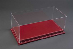 Atlantic Mulhouse 1/18 Scale Display Case with Red leather base Red