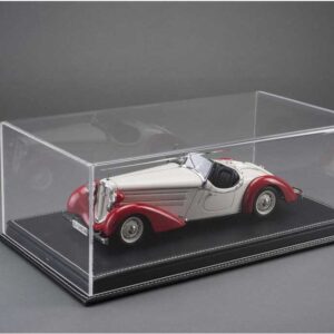 Atlantic Mulhouse 1/18 Scale Display Case with lBlack eather base Black