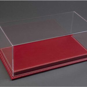 Atlantic Mulhouse 1/12 Scale Display Case with Red leather base Red