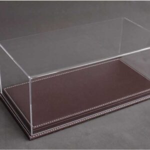 Atlantic Mulhouse 1/18 Scale Display Case with Dark Brown leather base Dark Brown