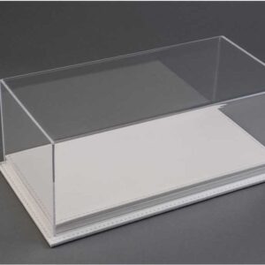 Atlantic Mulhouse 1/8 Scale Display Case with leather base White
