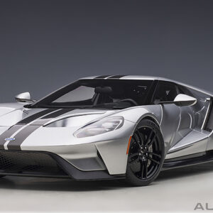 AUTOart 1:12 Ford GT 2017 (ingot silver:black stripes)