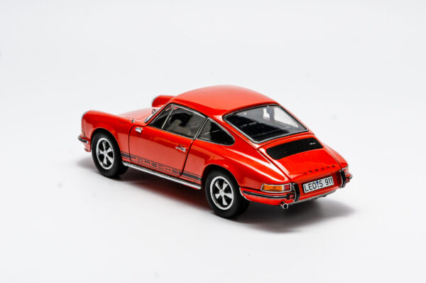 Schuco Porsche 911s Coupe Orange (Spiegel abgebrochen)