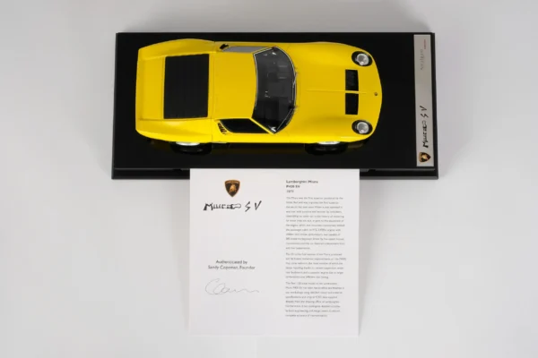 Amalgam Lamborghini Miura P400 SV Giallo Miura 1:18 – Bild 2