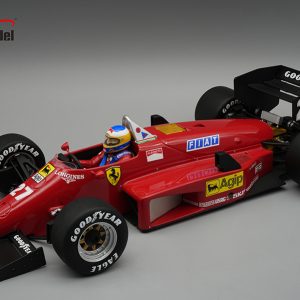 Tecnomodel Ferrari 156-85 F1 Winner Canada GP 1985 #27 Driven by: Michele Alboreto (with driver figure) - 1/18