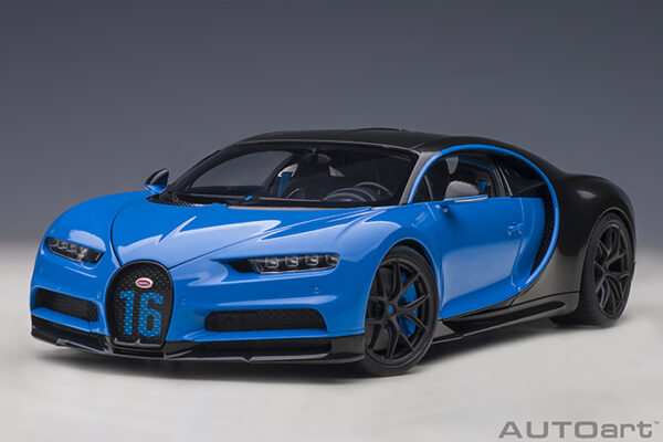 AUTOart Bugatti Chiron Sport 2019 (french racing blue:carbon)