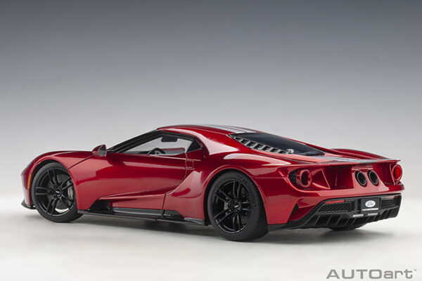 AUTOart Ford GT 2017 (liquid red: silver stripes) (composite