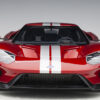 AUTOart Ford GT 2017 (liquid red: silver stripes) (composite