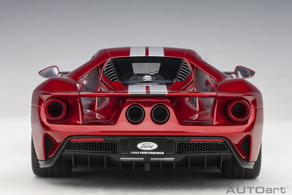 AUTOart Ford GT 2017 (liquid red: silver stripes) (composite