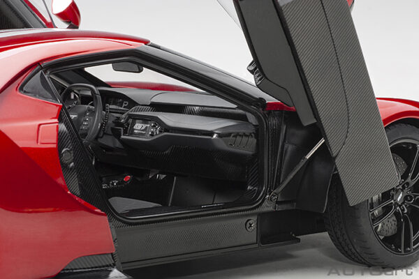 AUTOart Ford GT 2017 (liquid red: silver stripes) (composite