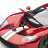 AUTOart Ford GT 2017 (liquid red: silver stripes) (composite