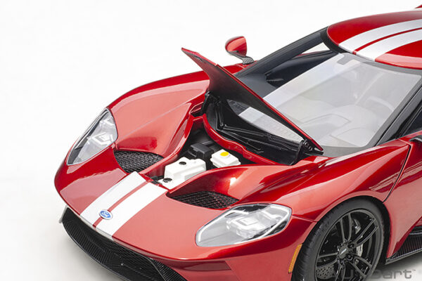 AUTOart Ford GT 2017 (liquid red: silver stripes) (composite
