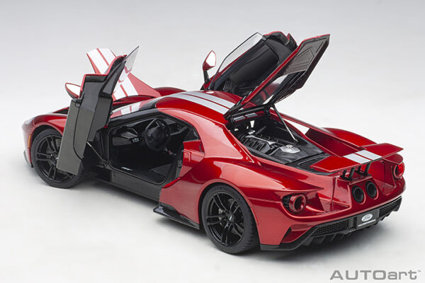 AUTOart Ford GT 2017 (liquid red: silver stripes) (composite