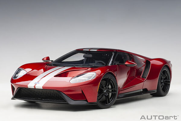 AUTOart Ford GT 2017 (liquid red: silver stripes) (composite