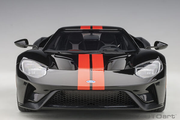 AUTOart Ford GT 2017 (shadow black: orange stripes) (composite
