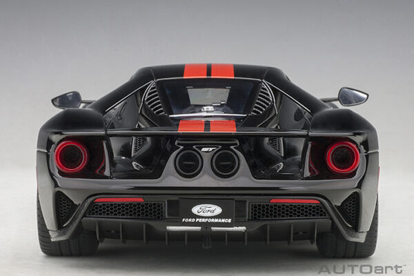 AUTOart Ford GT 2017 (shadow black: orange stripes) (composite