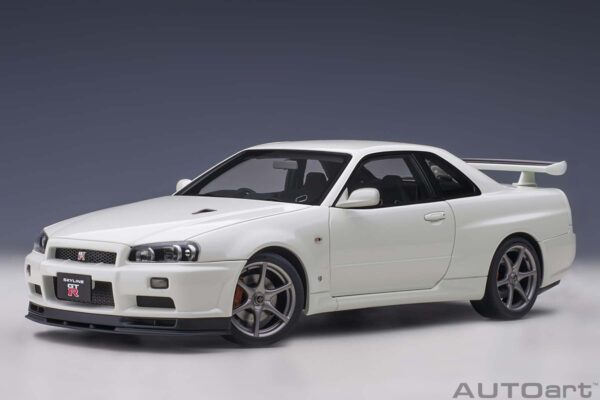 AUTOart Nissan Skyline GT-R (R34) 2001 V-Spec II (white pearl) – Bild 10