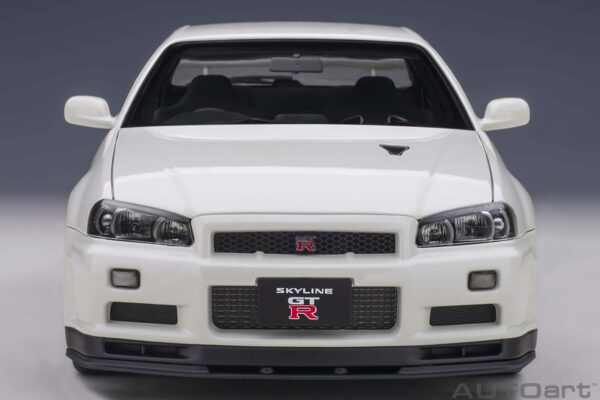 AUTOart Nissan Skyline GT-R (R34) 2001 V-Spec II (white pearl) – Bild 8