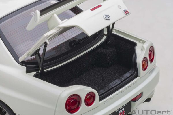 AUTOart Nissan Skyline GT-R (R34) 2001 V-Spec II (white pearl) – Bild 3