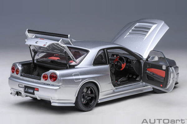 AUTOart Nissan Skyline GT-R(R34) NISMO Z-Tune (Z-Tune silver) 2005