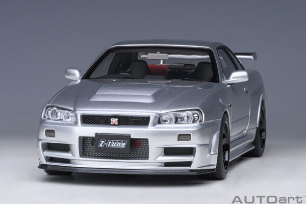 AUTOart Nissan Skyline GT-R(R34) NISMO Z-Tune (Z-Tune silver) 2005
