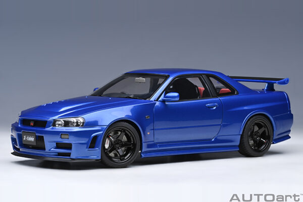 AUTOart Nissan Skyline GT-R(R34) NISMO Z-Tune (bayside blue) 2005