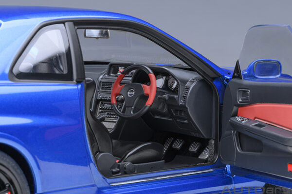 AUTOart Nissan Skyline GT-R(R34) NISMO Z-Tune (bayside blue) 2005