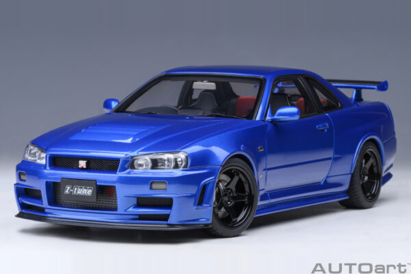 AUTOart Nissan Skyline GT-R(R34) NISMO Z-Tune (bayside blue) 2005