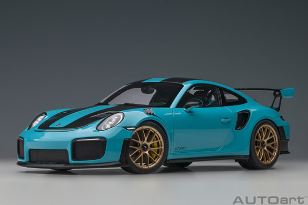 AUTOart Porsche 911 (991.2) GT2RS 2017 Weissach Package (miami blue)