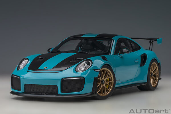 AUTOart Porsche 911 (991.2) GT2RS 2017 Weissach Package (miami blue)