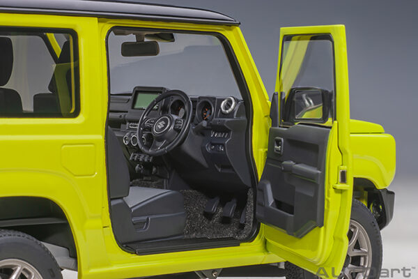 AUTOart Suzuki Jimny (JB64)(660cc:RHD) (kinetic yellow: black