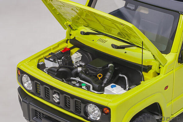 AUTOart Suzuki Jimny (JB64)(660cc:RHD) (kinetic yellow: black