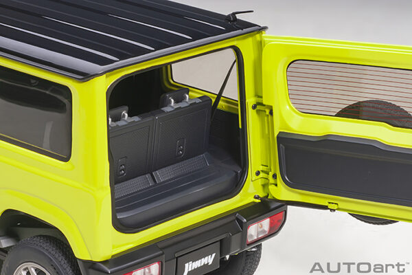 AUTOart Suzuki Jimny (JB64)(660cc:RHD) (kinetic yellow: black
