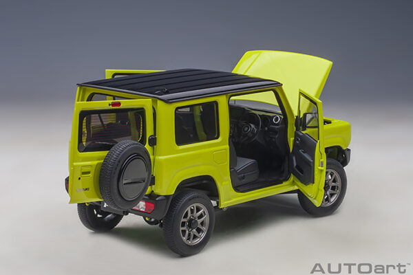 AUTOart Suzuki Jimny (JB64)(660cc:RHD) (kinetic yellow: black