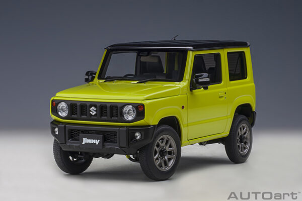AUTOart Suzuki Jimny (JB64)(660cc:RHD) (kinetic yellow: black