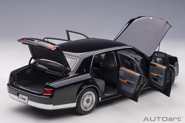 AUTOart Toyota Century 2018 (black) composite model:full openings