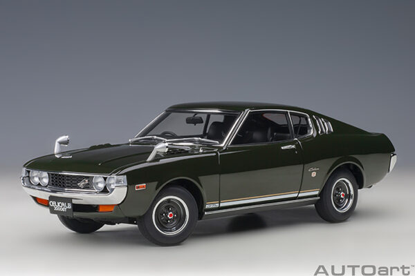 AUTOart Toyota Celica Liftback 2000 GT (RA25) 1973 (moss green)